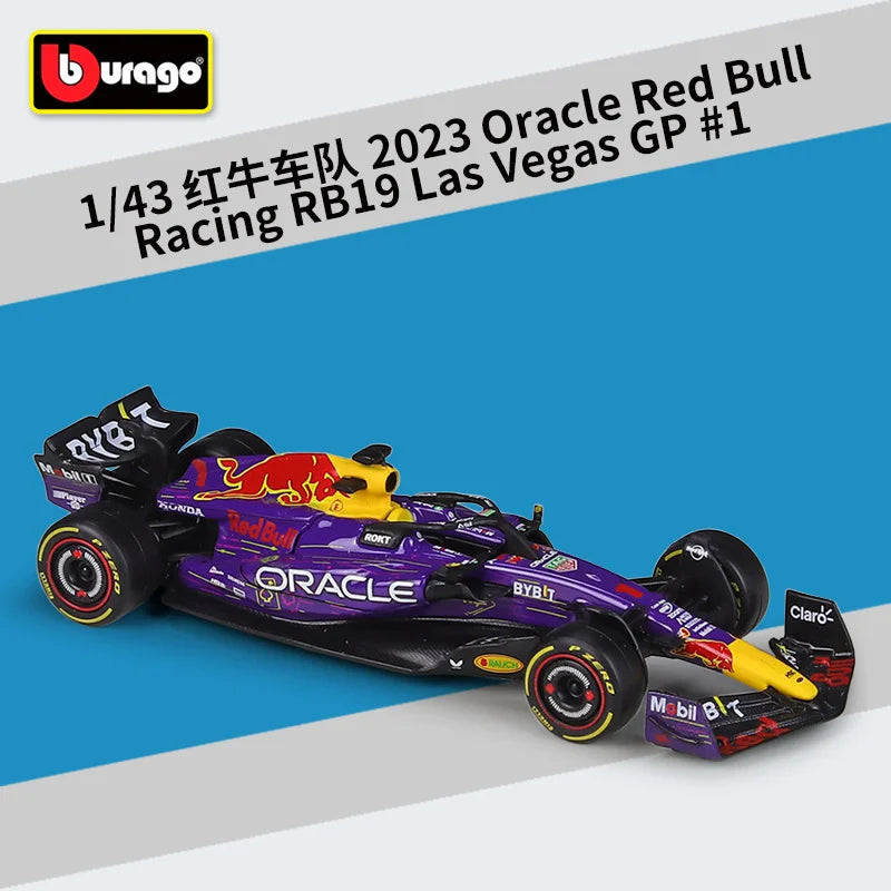1:43 F1 Team Red Bull Racing RB19 RB20 Mclaren MCL38 MCL60 W15 Formula