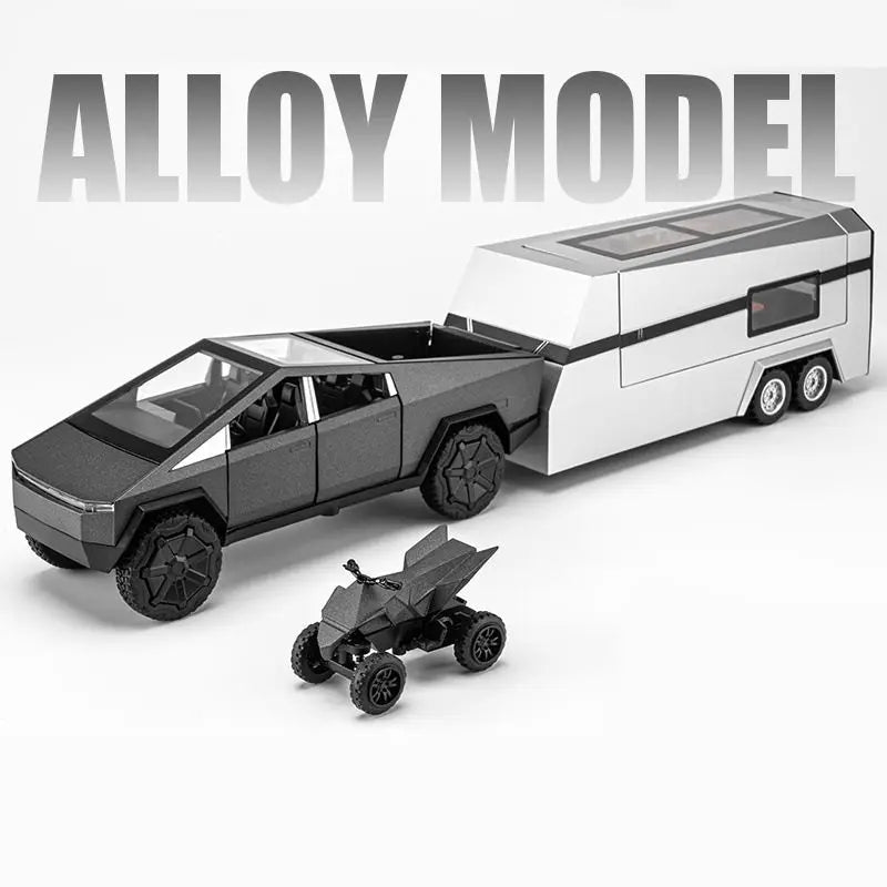 1:24 Tesla Cyber Truck Pickup Trailer