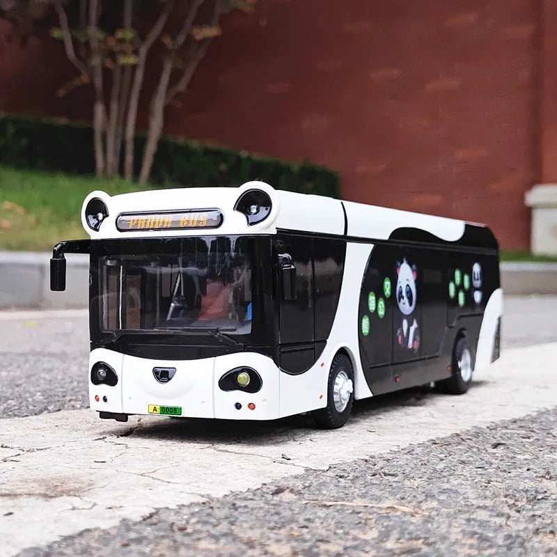 1:18 Electric Tourist City Traffic Panda Bus