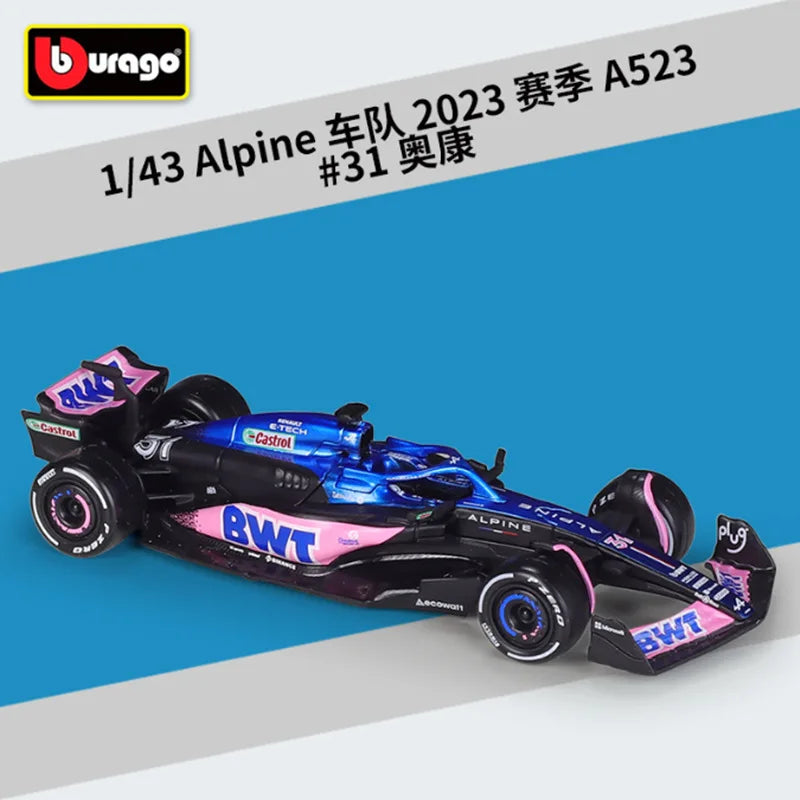 1:43 F1 Team Red Bull Racing RB19 RB20 Mclaren MCL38 MCL60 W15 Formula