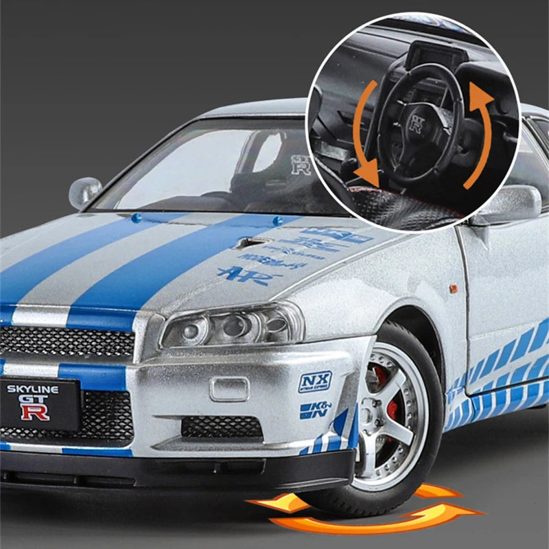 1:24 Nissan Skyline Ares GTR R34