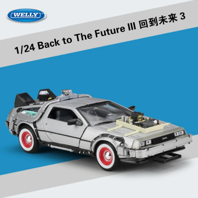 1:24 DMC-12 DeLorean Time Machine Back to the Future