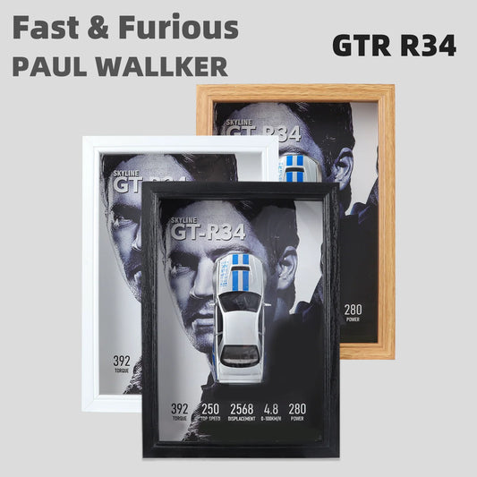 1:32 Fast & Furious Nissan GTR R34 Photo Frame Version