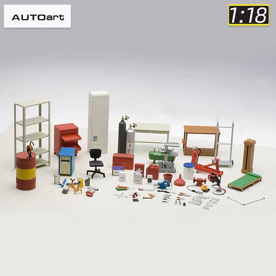 1:18 Garage kit set static display