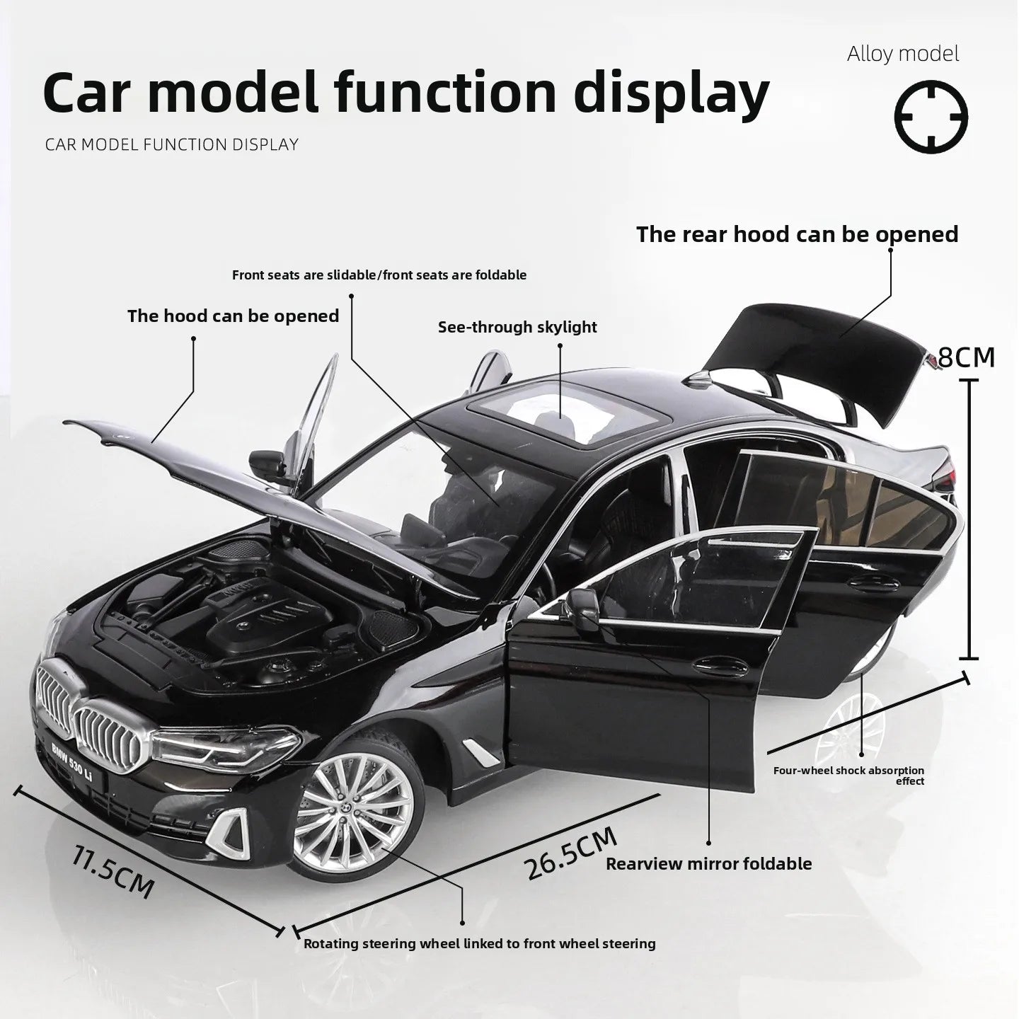 1:18 BMW 530Li (G30 LCI facelift)