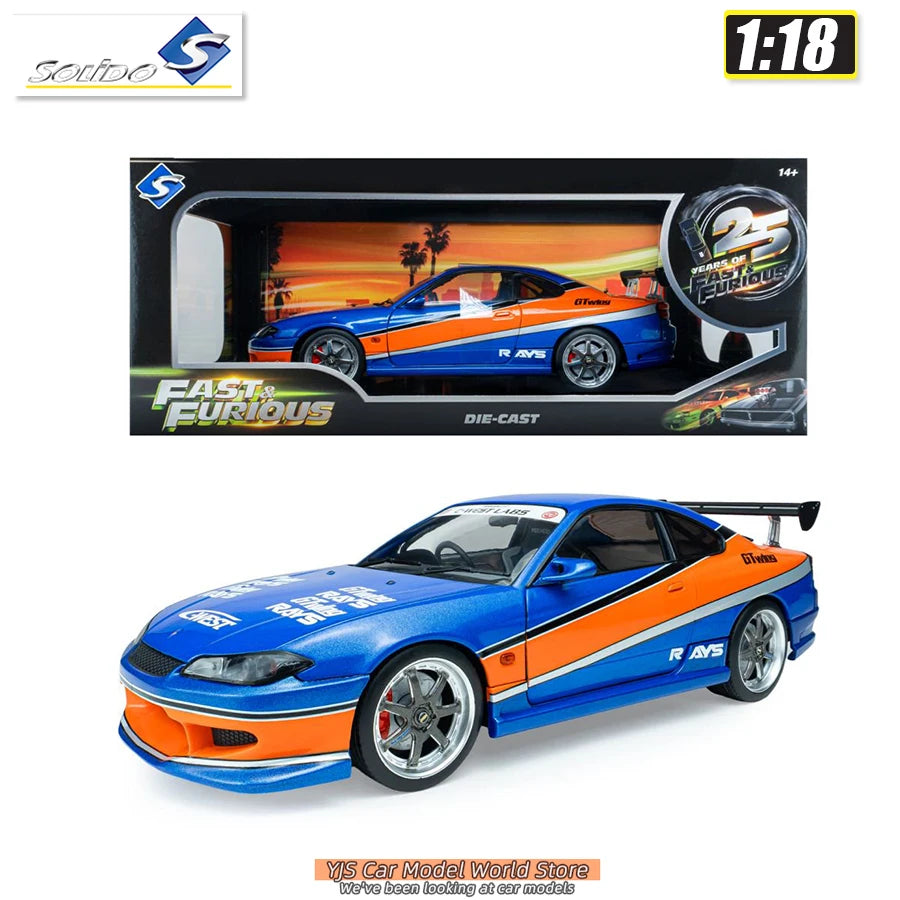 1:18 TOYOTA SUPRA MK4 A80 SILVIA (S15)