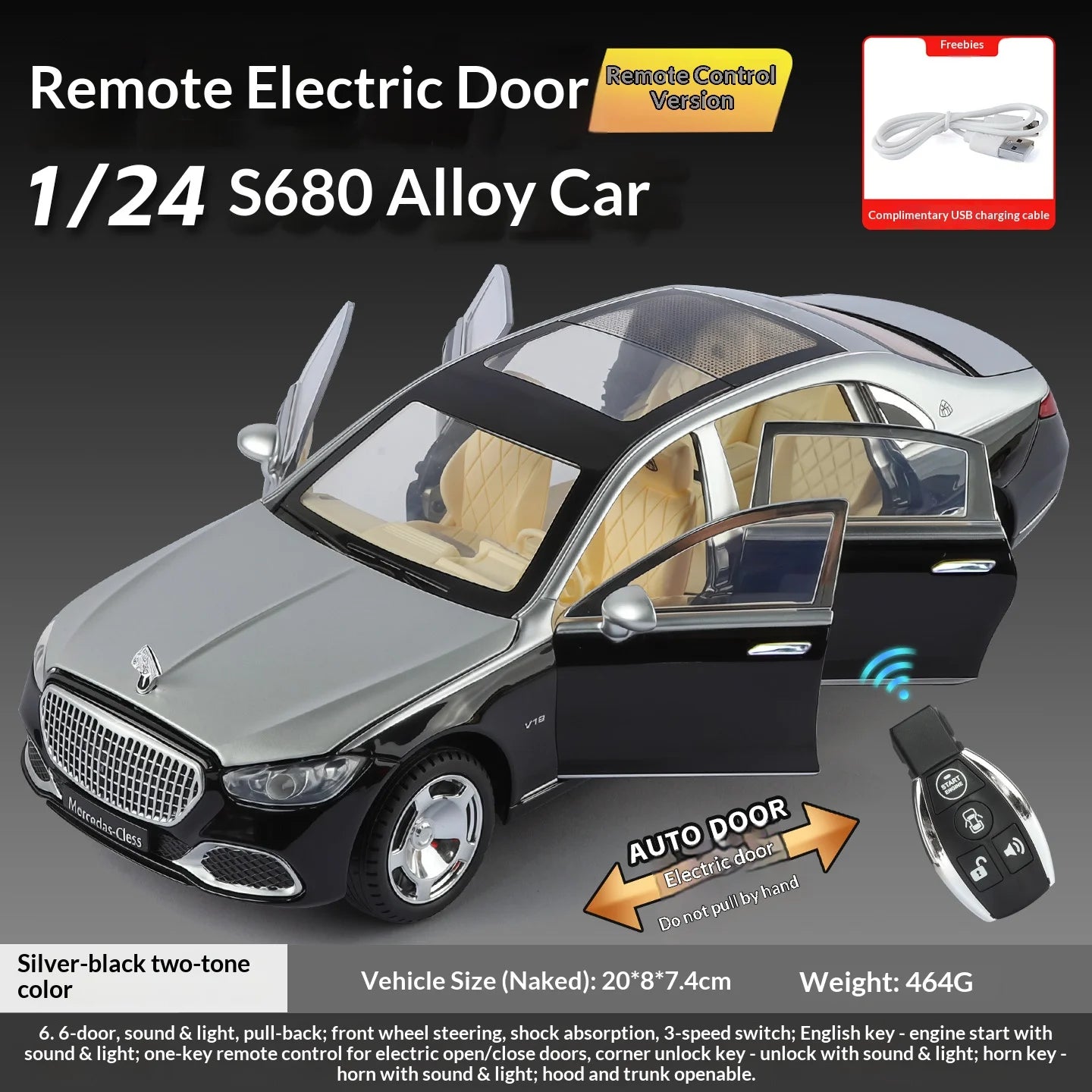 1:24 Maybach S680 With Key