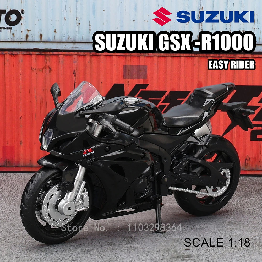 1:18 Kawasaki Ninja H2R GSX-R1000 YAMAHA YZF-R1
