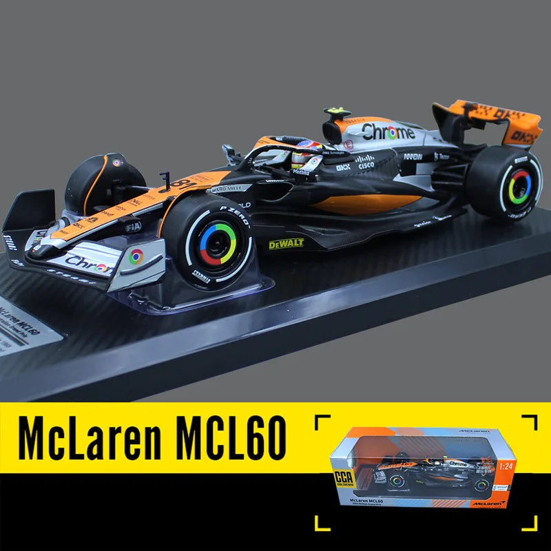 1:24 MCL60 2023 #81 Oscar Piastri 4# Lando Norris P2 British GP Mclaren F1