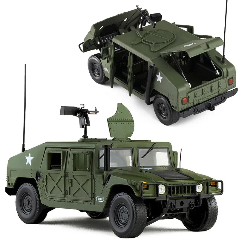 1:18 Hummer H1 Military Explosion