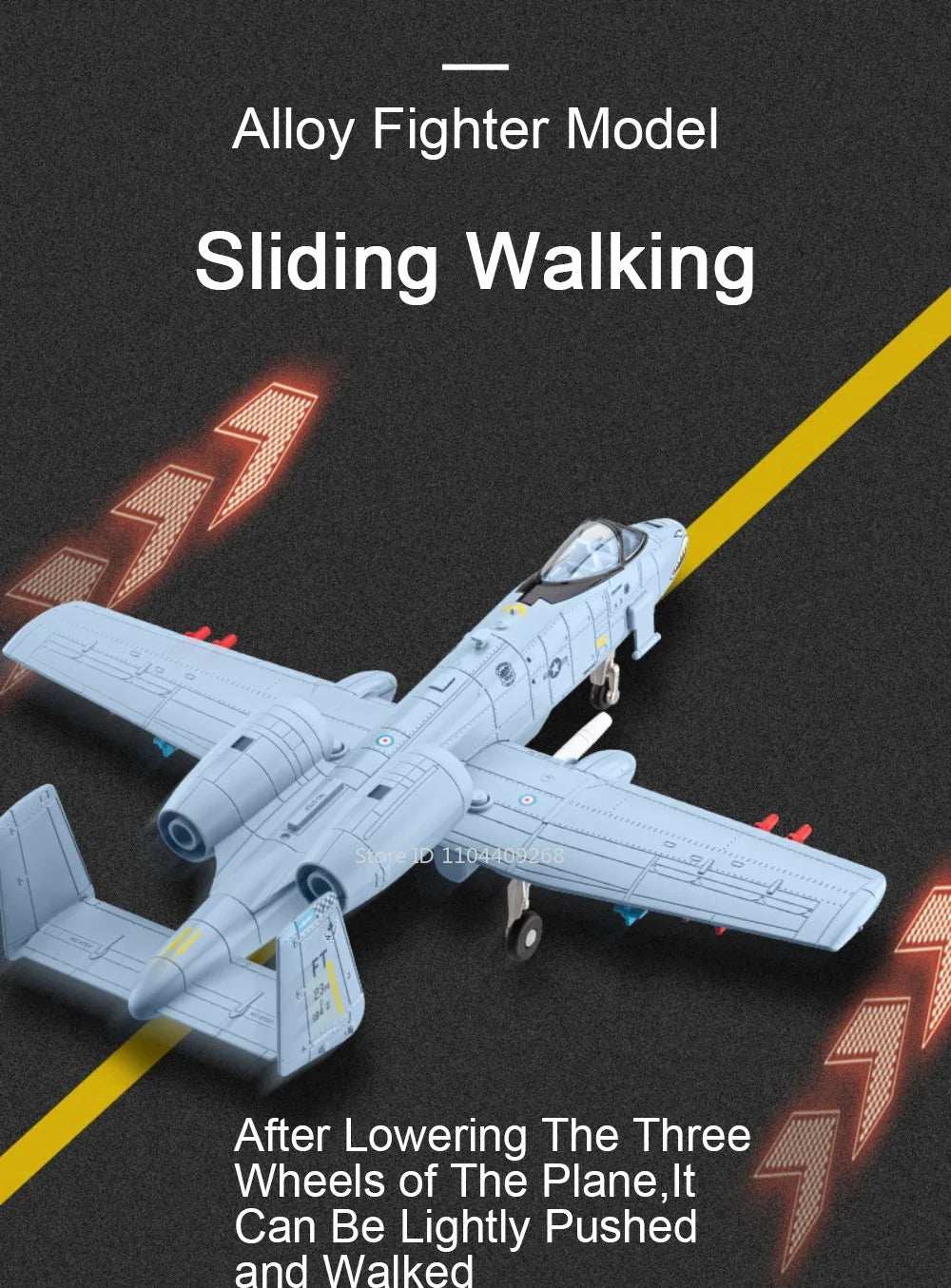 1:32 F-14 Tomcat A-10 Thunderbolt II Fighter