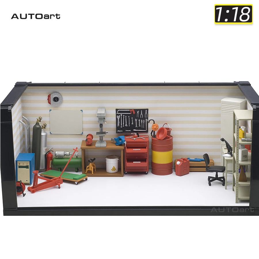 1:18 Garage kit set static display