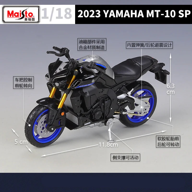 1:18 2023 Yamaha MT-10 SP