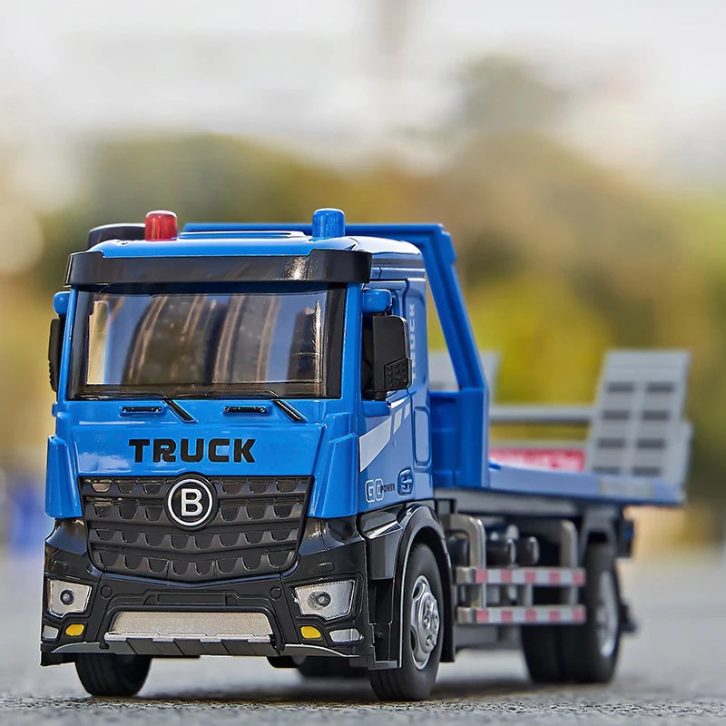 1:18 Road Rescue Vehicle Double Deck Bridge Transporter
