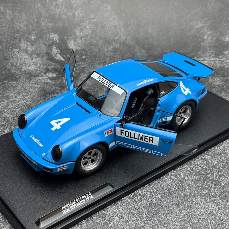 1:18 Porsche 911 RS 3.0 IROC No:4 Follmer IROC Reverside 1974