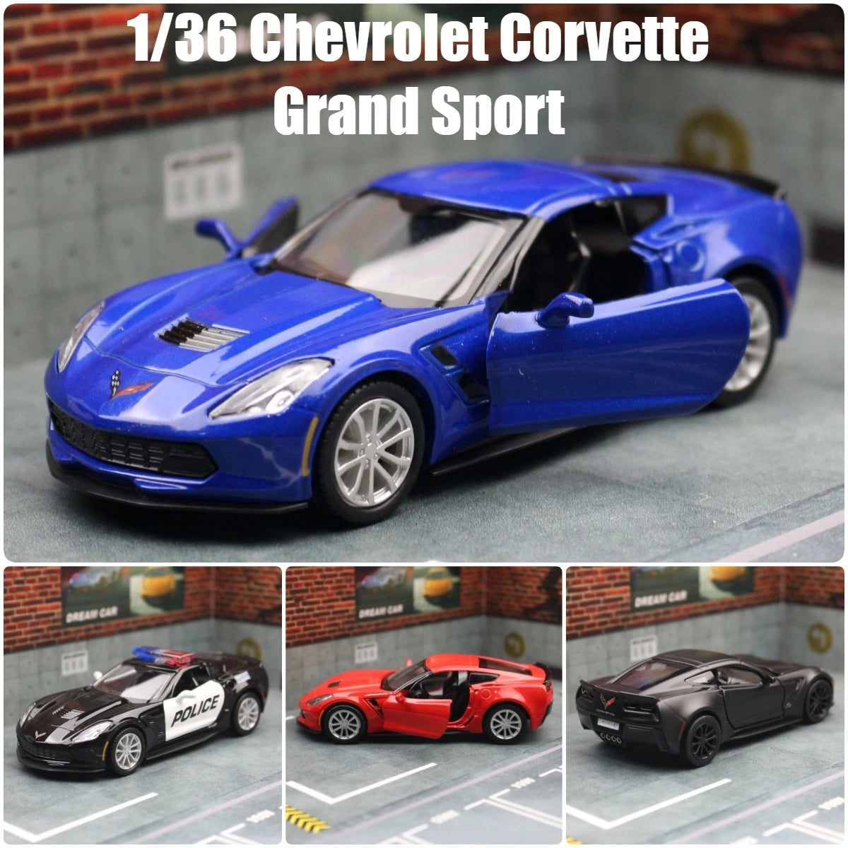 1:36 Chevrolet Corvette Grand Sport C7