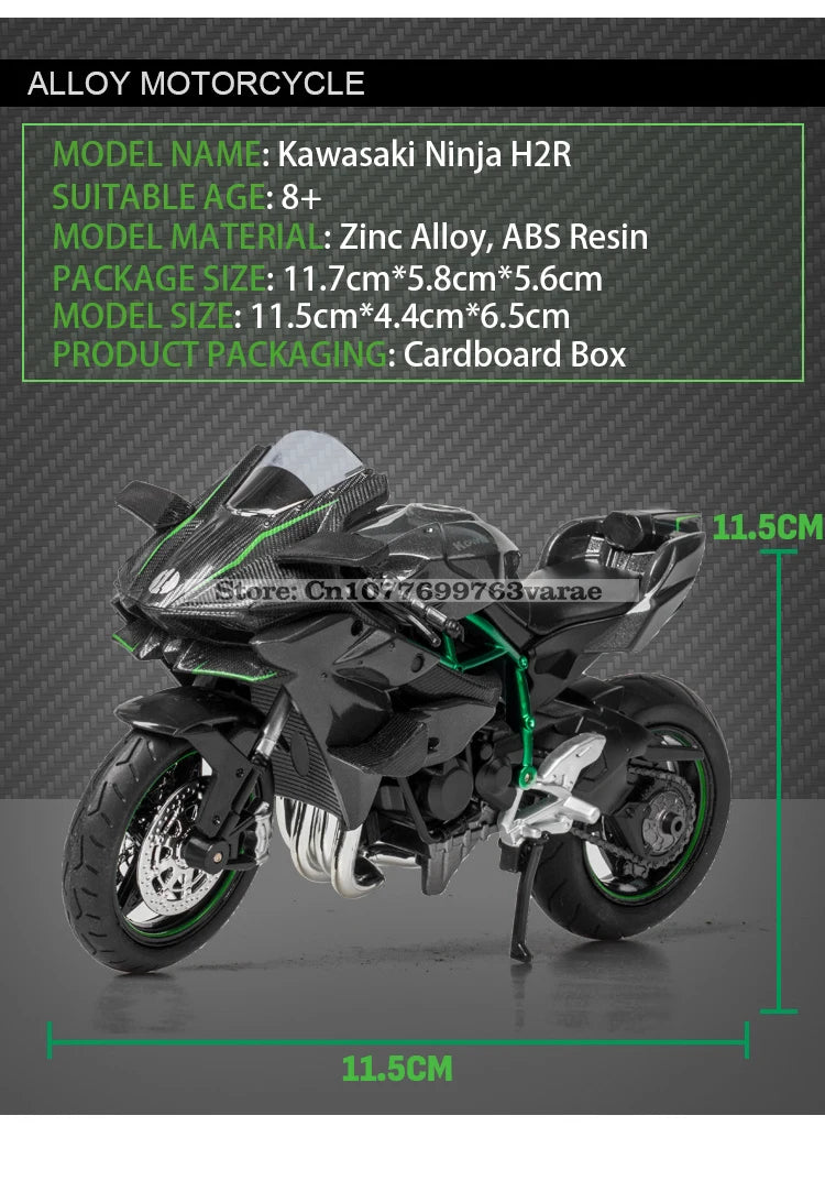 1:18 Kawasaki Ninja H2R Suzuki YAMAHA