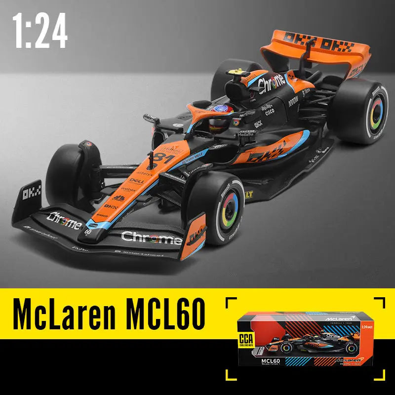 1:24 MCL60 2023 #81 Oscar Piastri 4# Lando Norris P2 British GP Mclaren F1