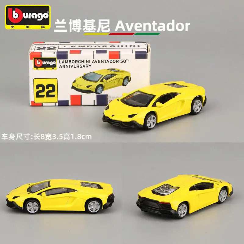 1:64 Chevrolet Mustang Porsche Lamborghi