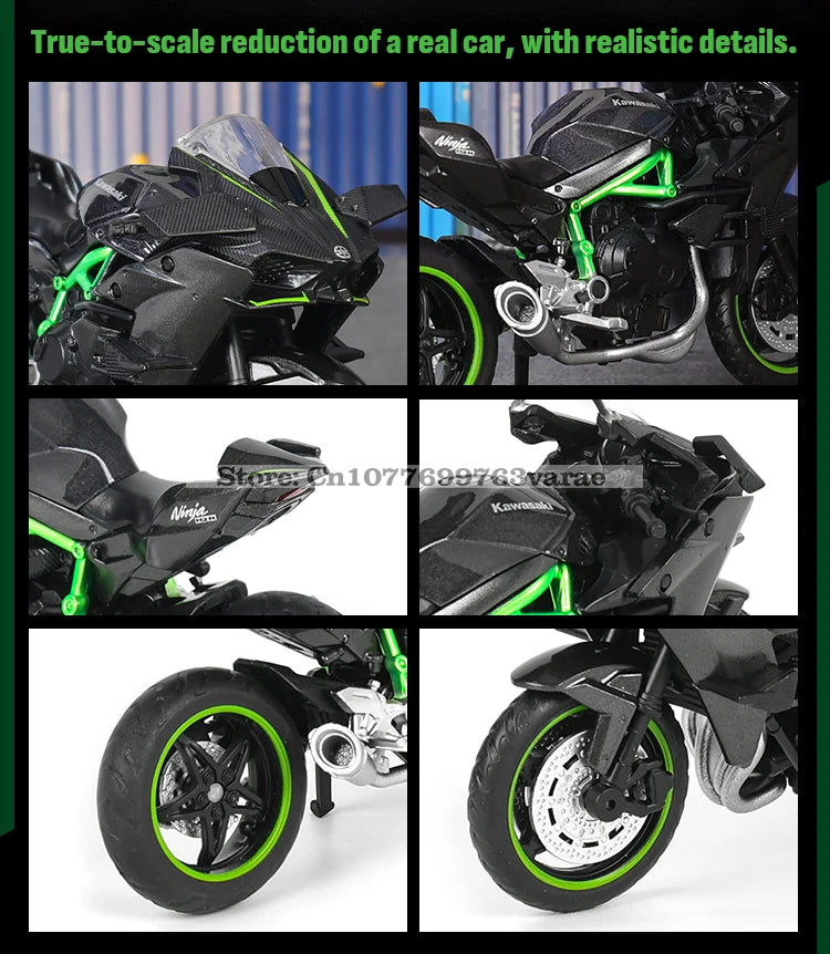 1:18 Kawasaki Ninja H2R GSX-R1000 YAMAHA YZF-R1