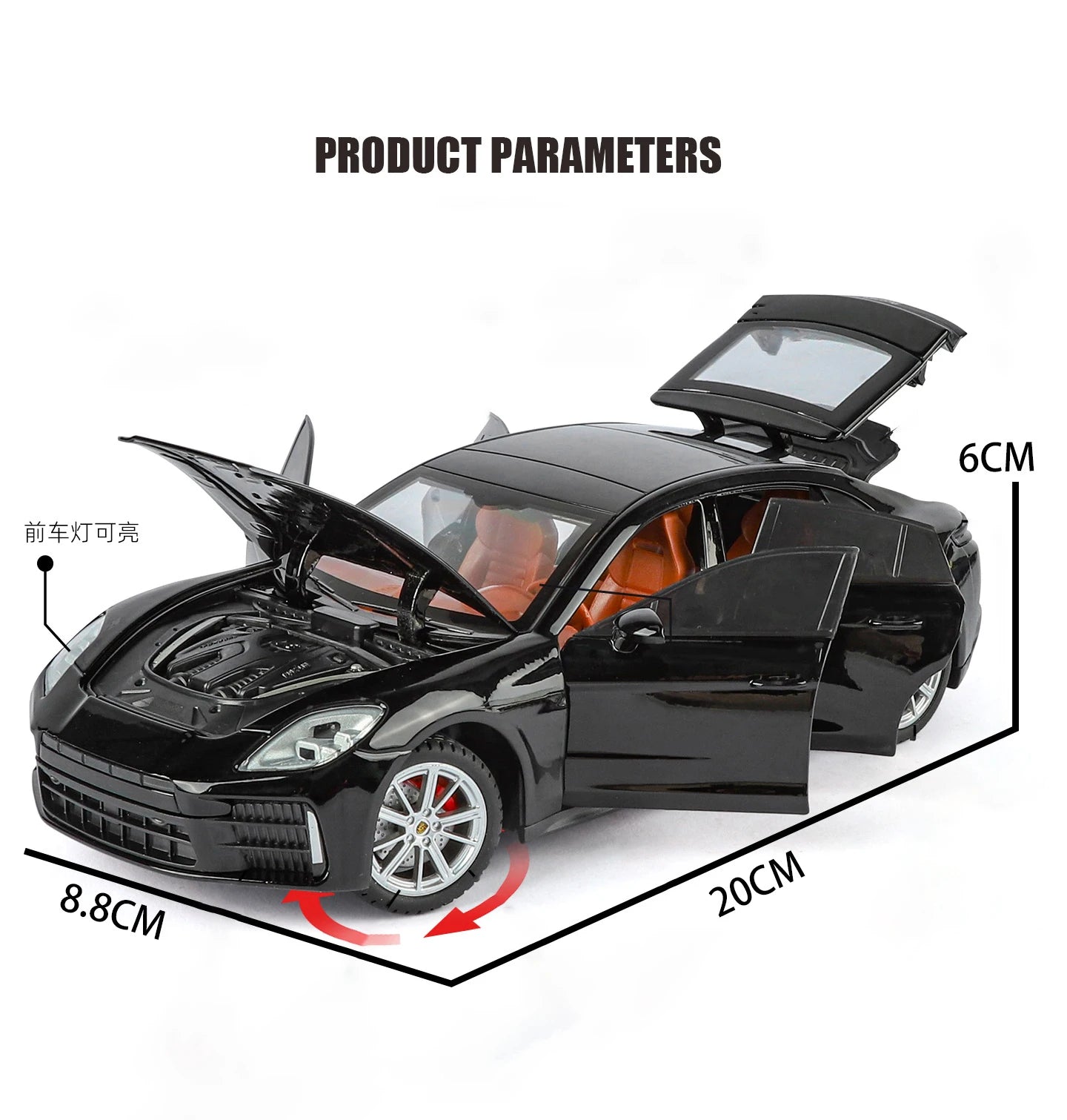 1:24 Porsche Panamera 2025 Coupe