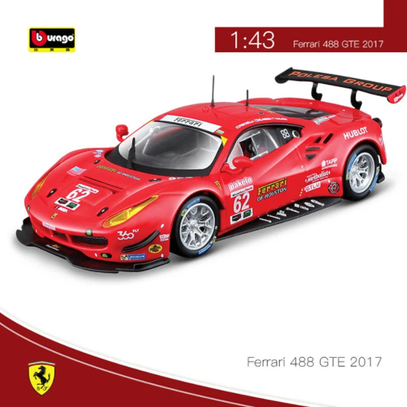 1:43 Ferrari 458 488 GTE GT3 312 P F430 GTC 512