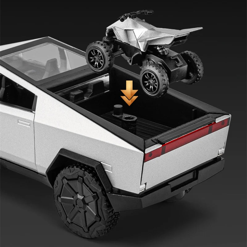 1:24 Tesla Cyber Truck Pickup Trailer