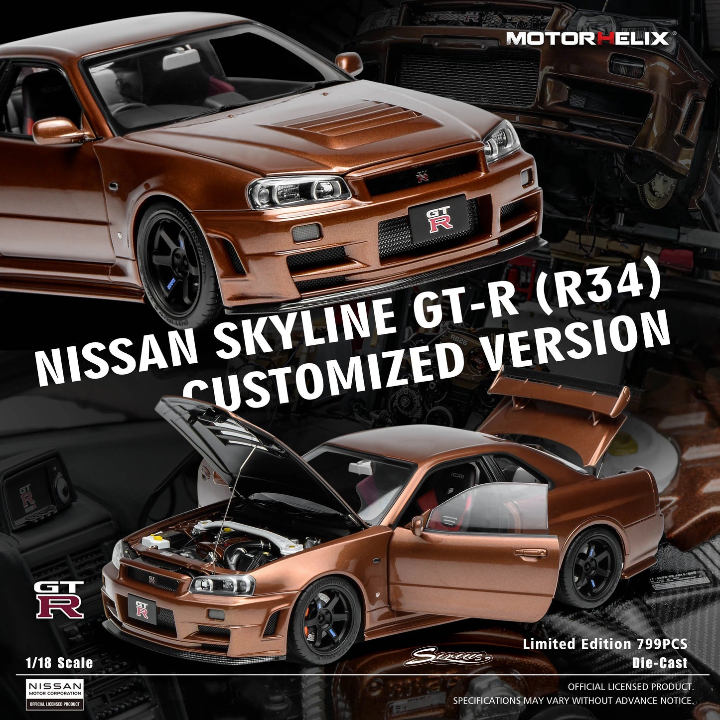 1:18 Nissan Skyline GT-R (R34)