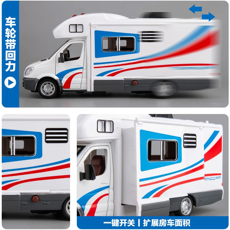 1:28 Diecast Luxury RV Recreational