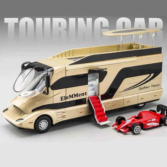 1: 24 New Diecast Luxury RV Recreational Dining Car