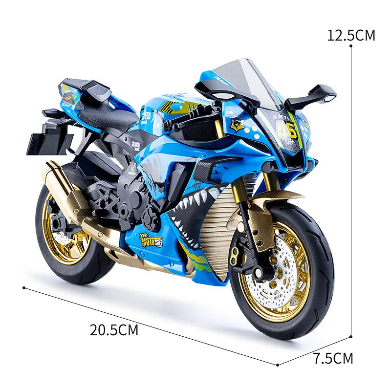 1:10 Yamaha YZF-R1 Kawasaki H2R