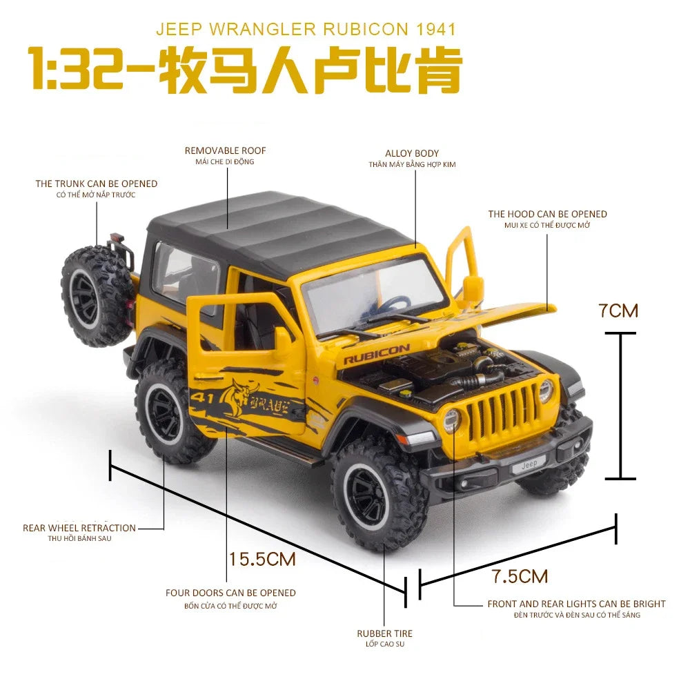 1:32 Jeep Wrangler Rubicon