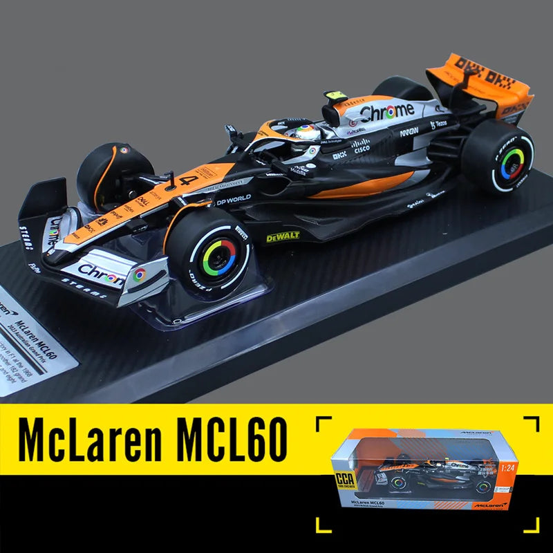 1:24 MCL60 2023 #81 Oscar Piastri 4# Lando Norris P2 British GP Mclaren F1