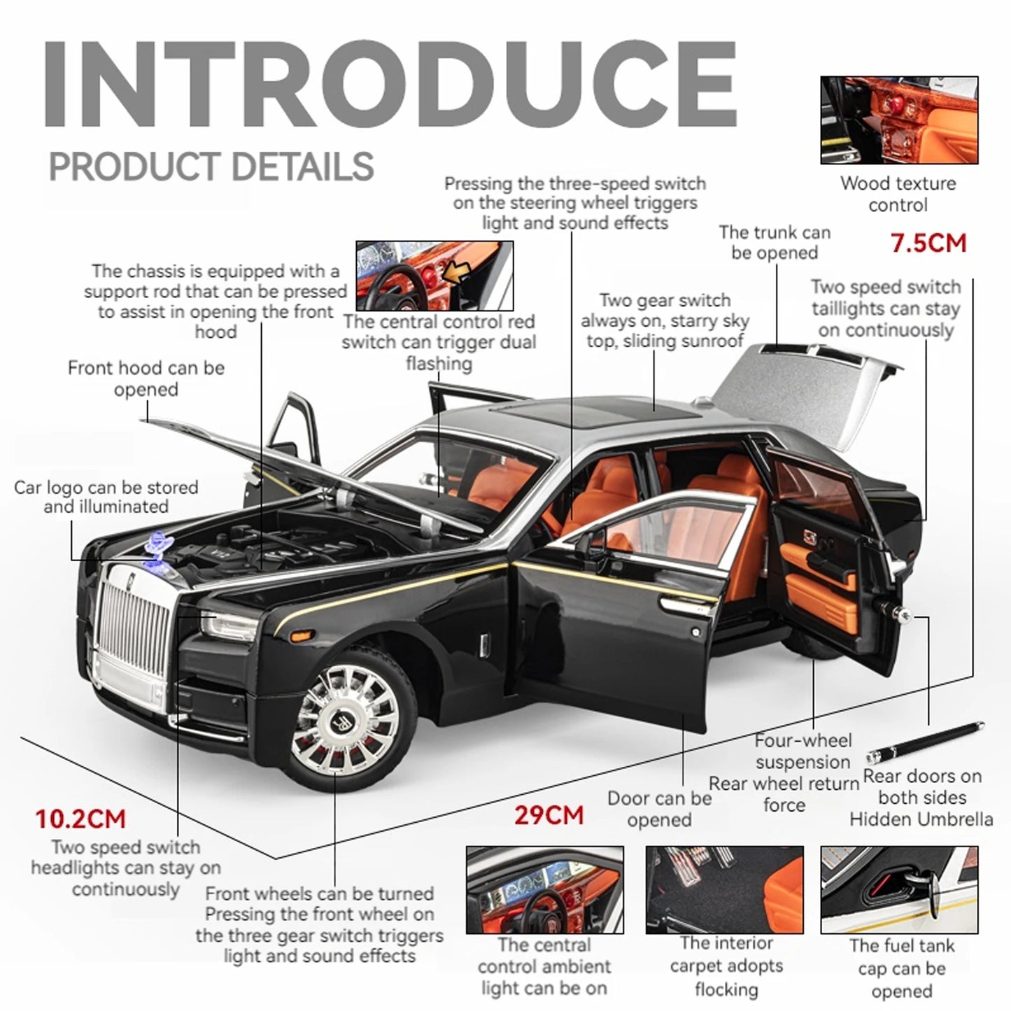 1:18 Rolls-Royce Phantom VIII
