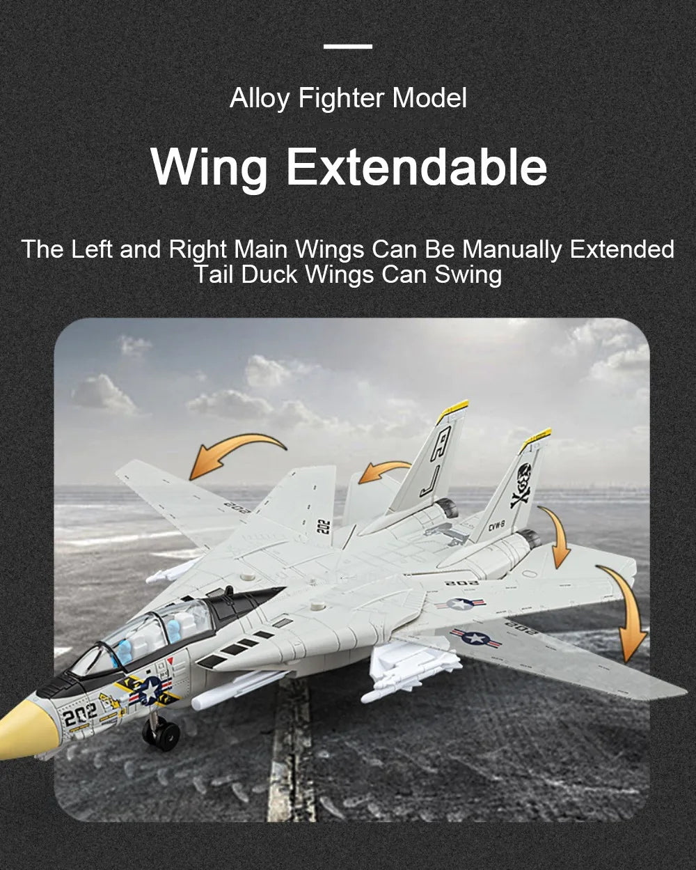 1:32 F-14 Tomcat A-10 Thunderbolt II Fighter