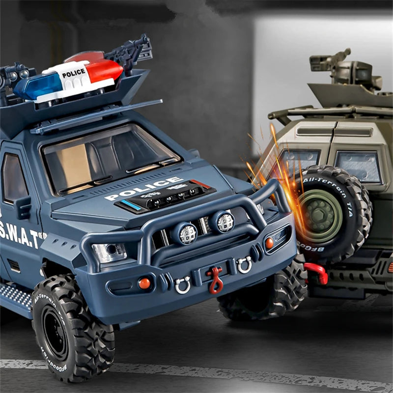 1:24 Military Armored Key Remote Control Version
