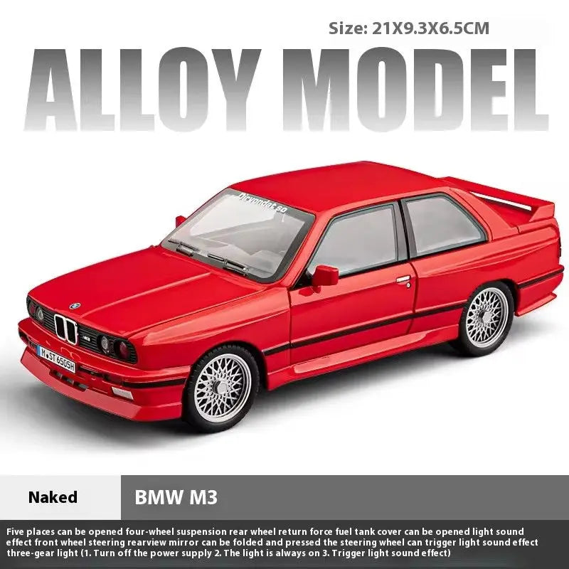 1:24 BMW 1988 M3 E30 Rust Damaged Version