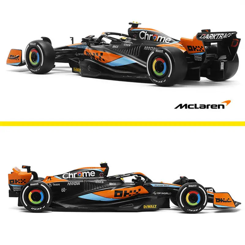 1:24 MCL60 2023 #81 Oscar Piastri 4# Lando Norris P2 British GP Mclaren F1