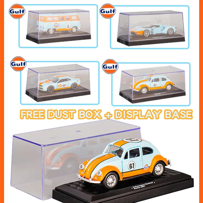CCA Gulf Gas Station Fusca Bus Ford GT 2017 Camaro