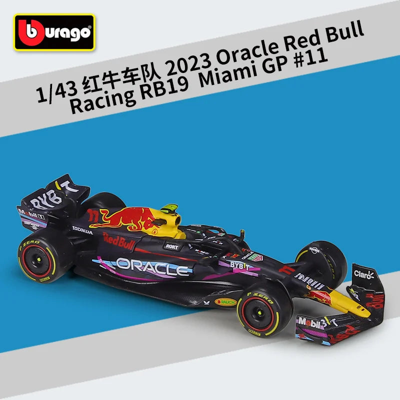 1:43 F1 Team Red Bull Racing RB19 RB20 Mclaren MCL38 MCL60 W15 Formula
