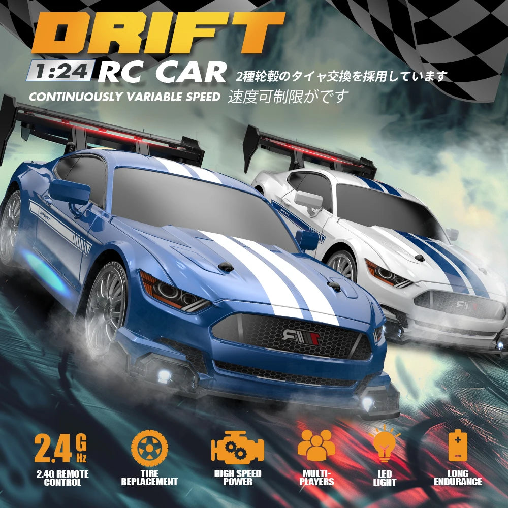 1:24 RC Drift Car 2.4G 4WD Remote Control