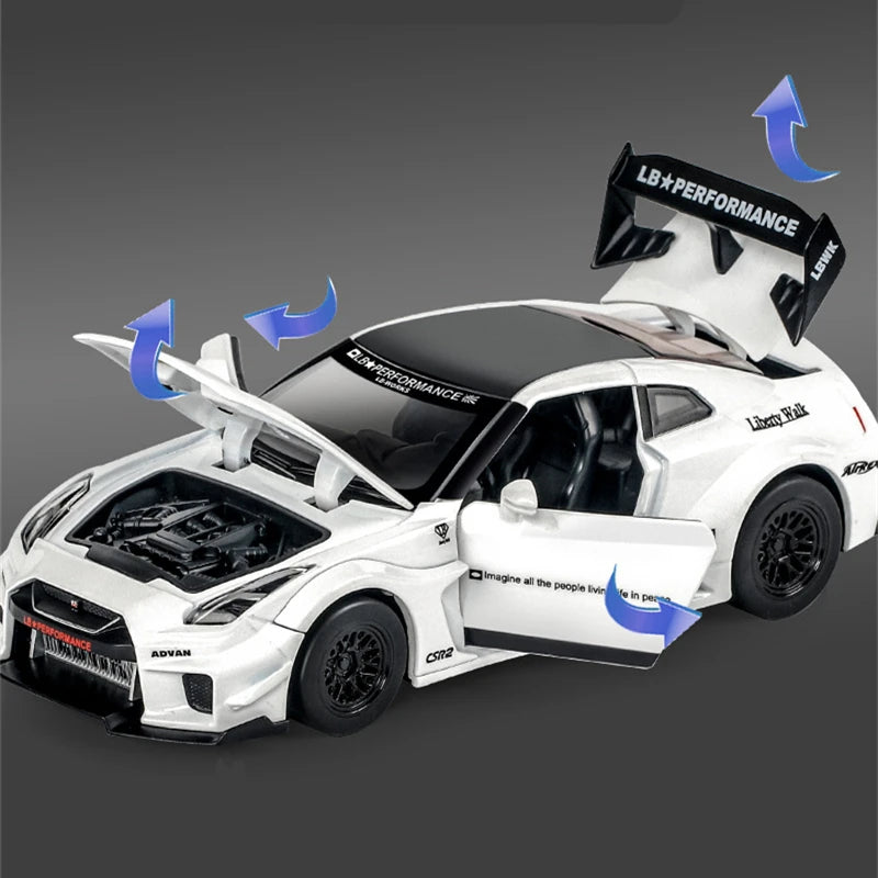 1:32 Skyline Ares Nissan GTR CSR2