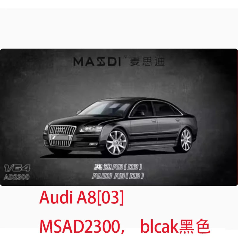 1:64 Audi A8L+ Electroplated A8L