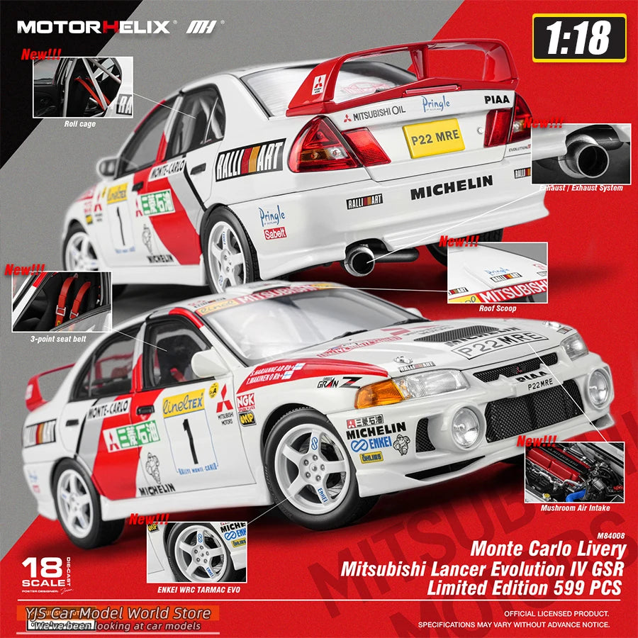1:18 Mitsubishi Lancer Evolution IV GSR