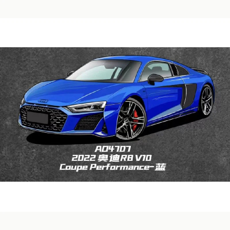 1:64 Audi A8L+ Electroplated A8L