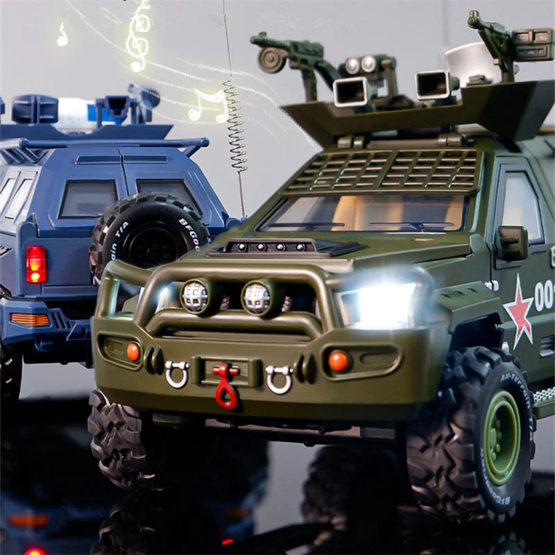 1:24 Military Armored Key Remote Control Version