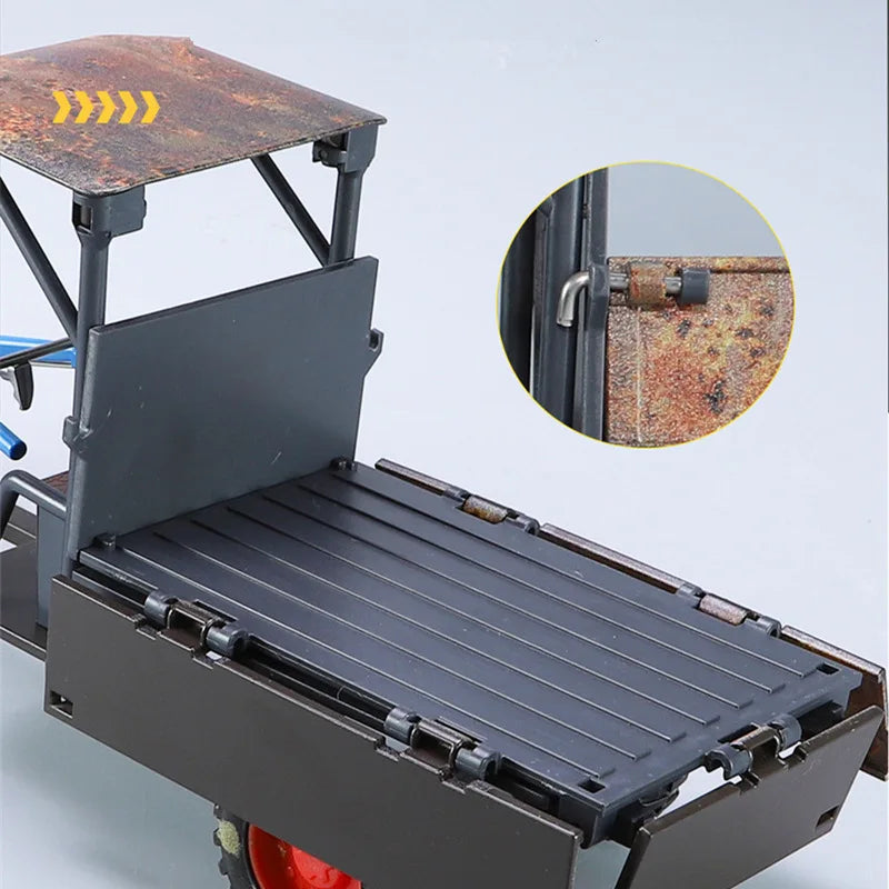1:24 Rust Nostalgia Hand Tractor Model