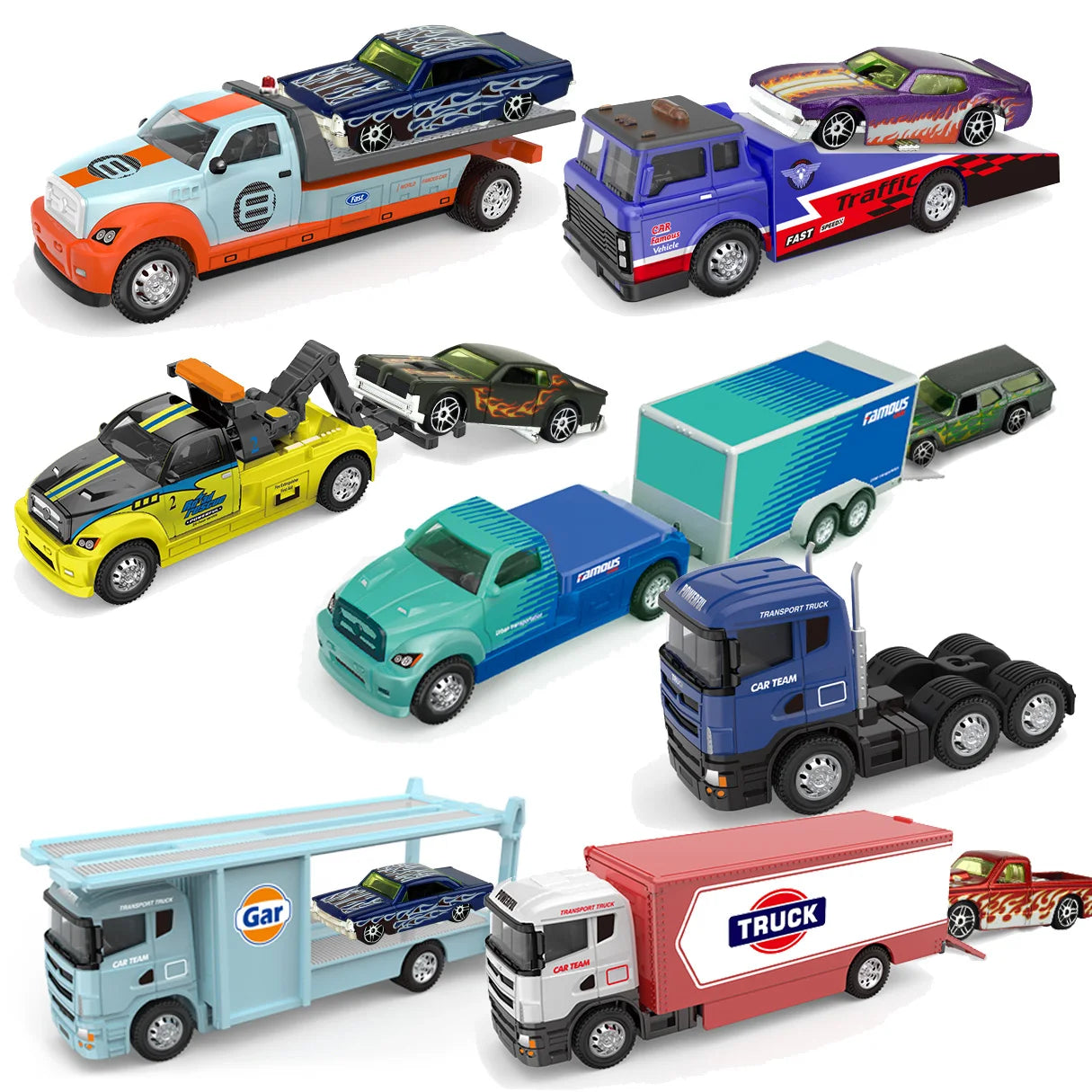 1:64 Flat Trailer Series Road Rescue Kit Engineering