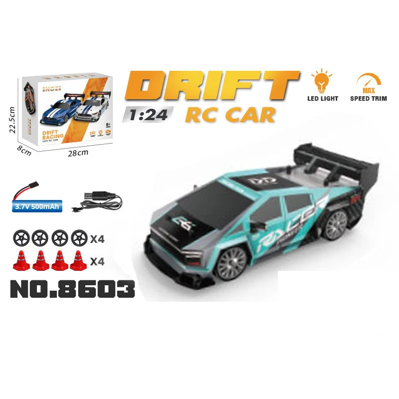 1:24 RC Drift Car 2.4G 4WD Remote Control