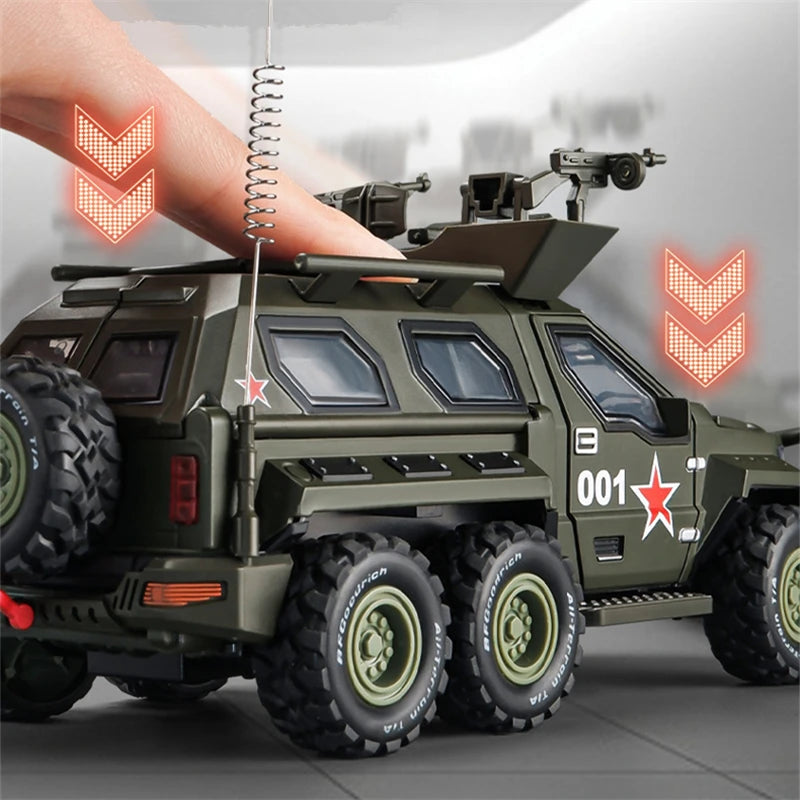 1:24 Military Armored Key Remote Control Version